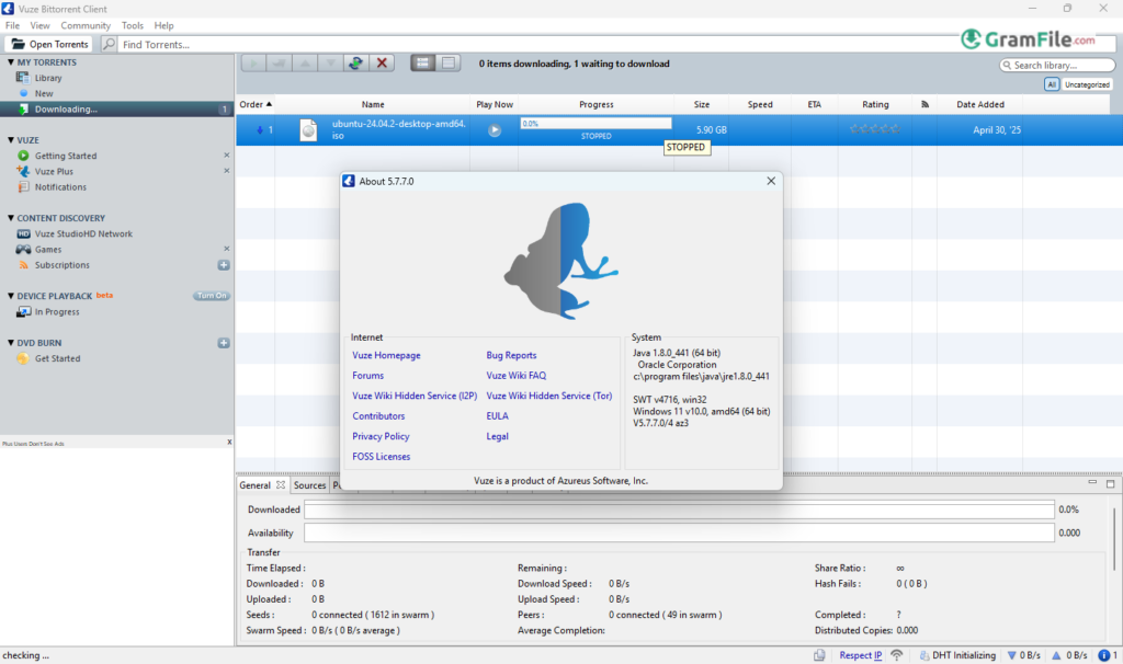 Vuze 64 bit Download (latest version)