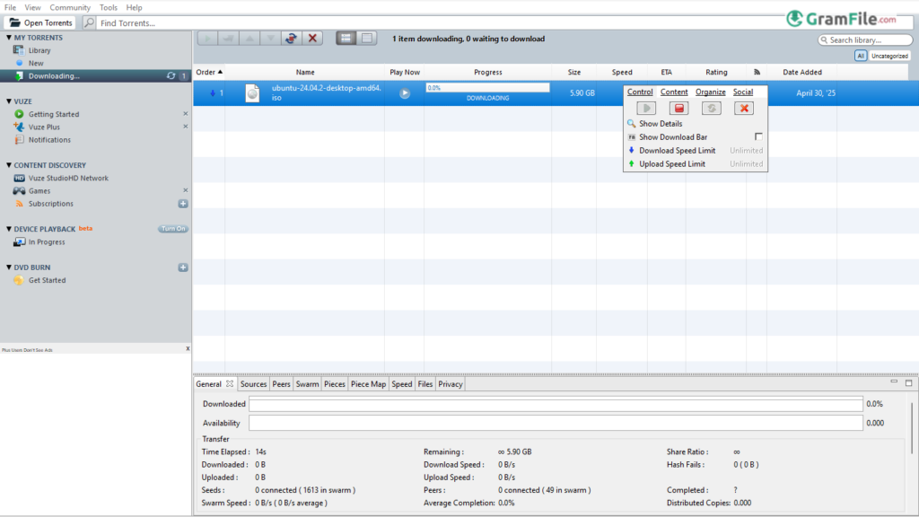 Vuze for PC Windows