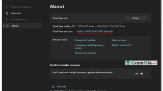OneDrive 64 bit latest version