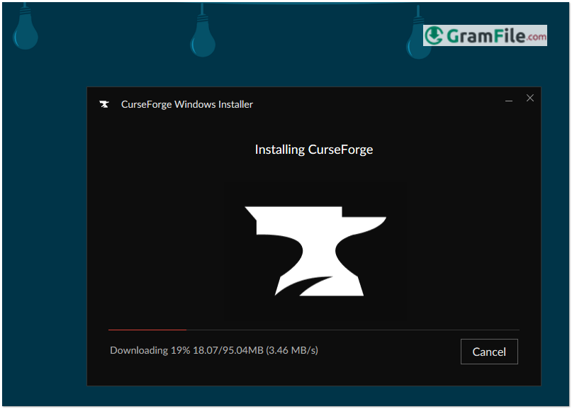CurseForge Install Downloading Necessary Files