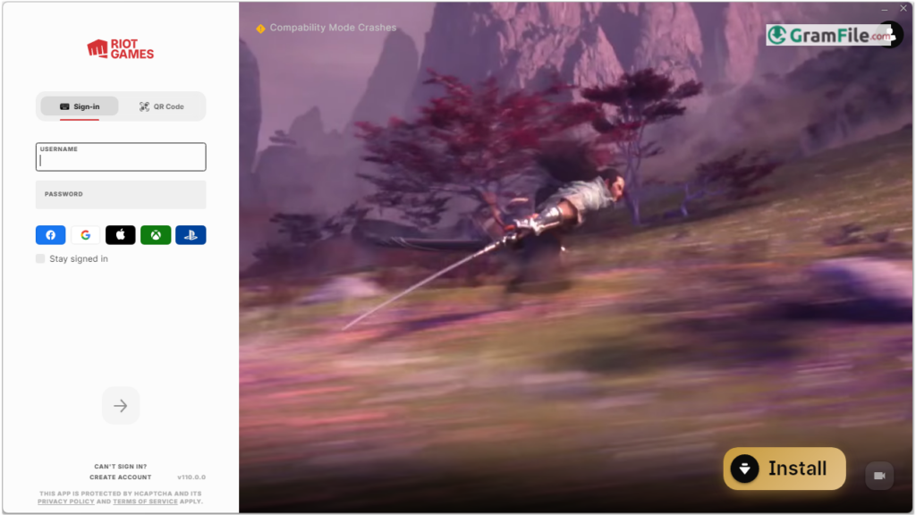 Login to Riot Games