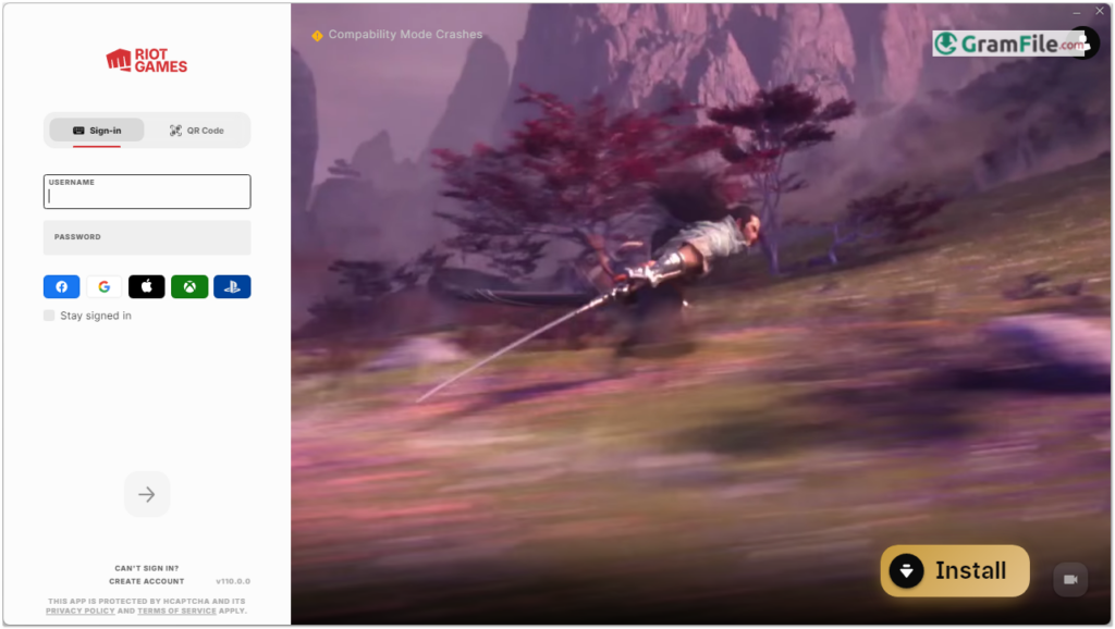 Login to Riot Games