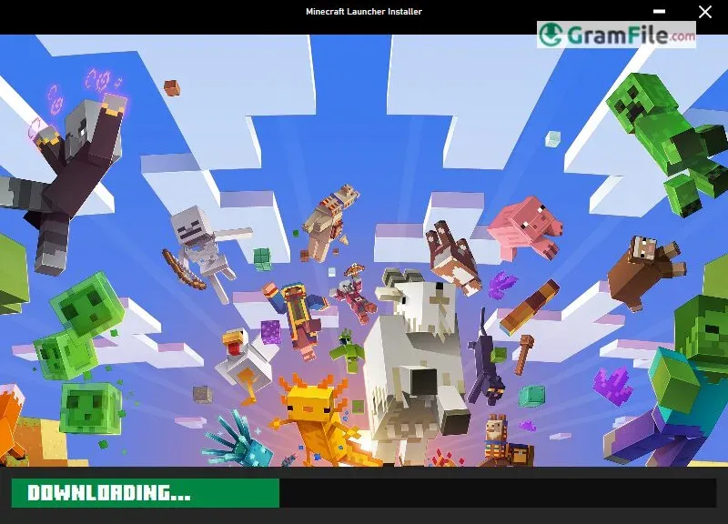 Minecraft Launcher Install Downloading