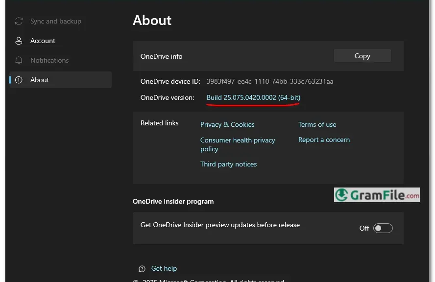 OneDrive 64 bit latest version