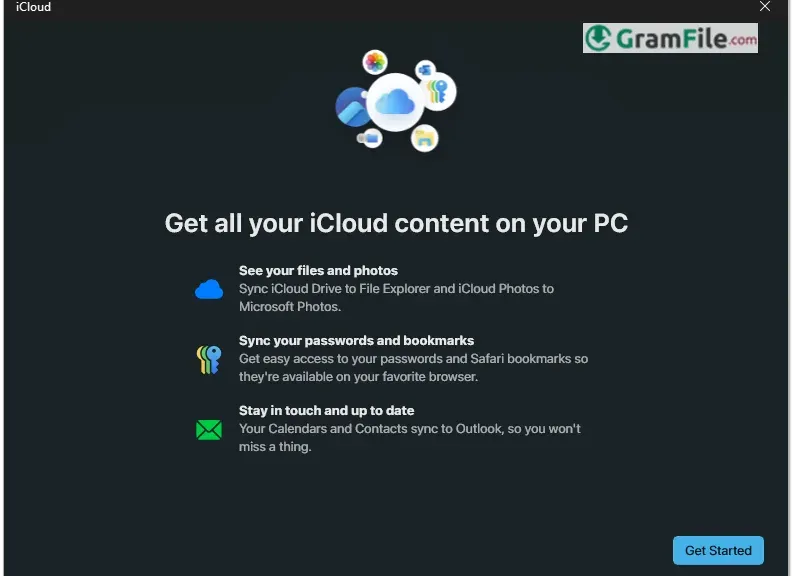 iCloud Get Started