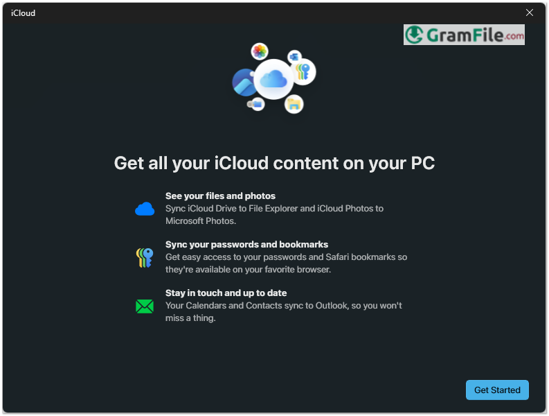 iCloud Get Started