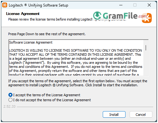 Install Logitech Unifying Software