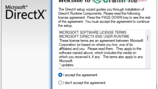 DirectX 12 Install I accept the agreement
