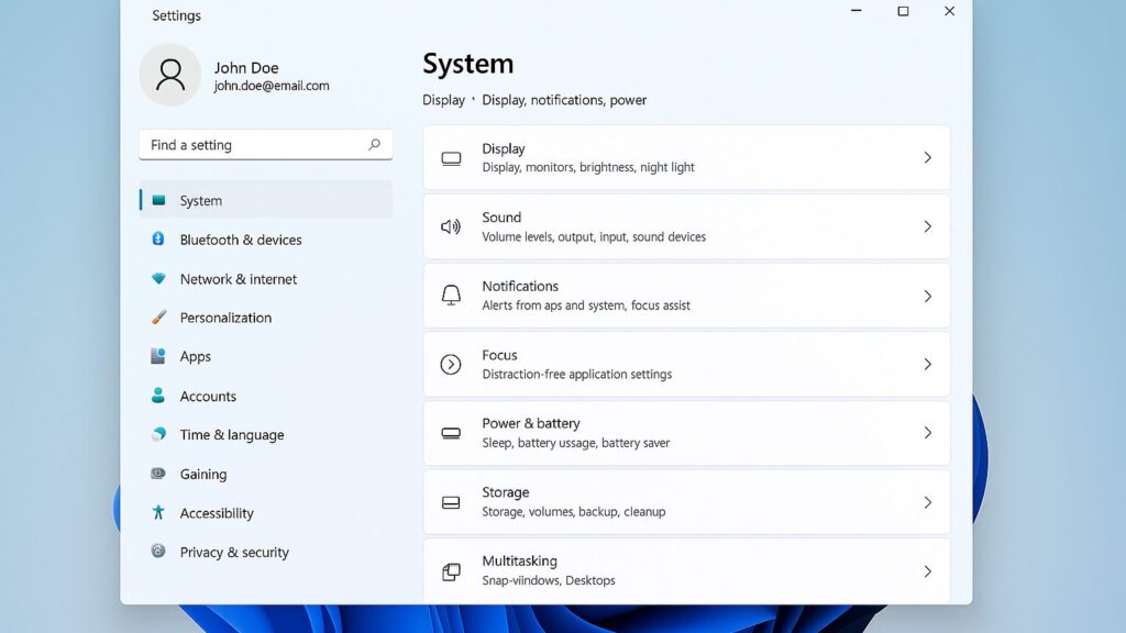 Download Windows 11 64 bit (Settings Section)