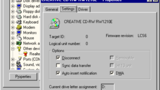 Windows 98 Properties