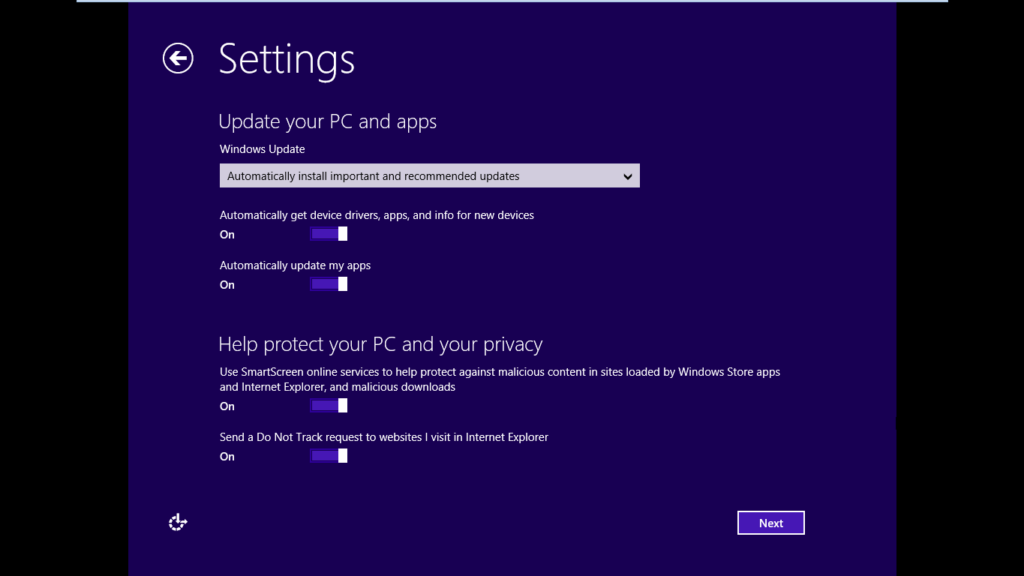 Windows 8.1 Install Updating