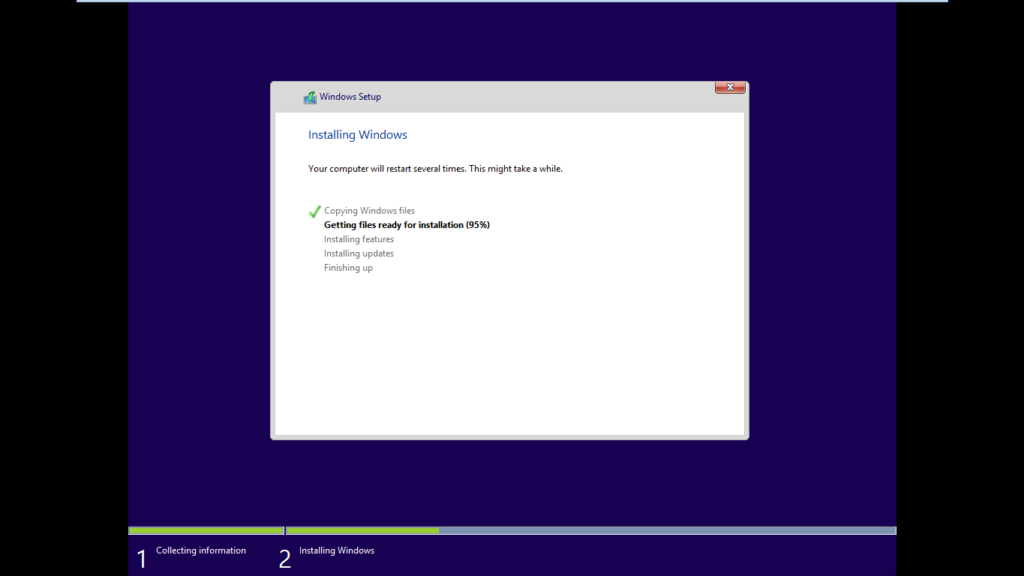 Windows 8.1 installing