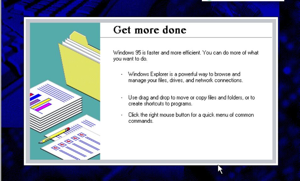 Install Windows 95 Step 1