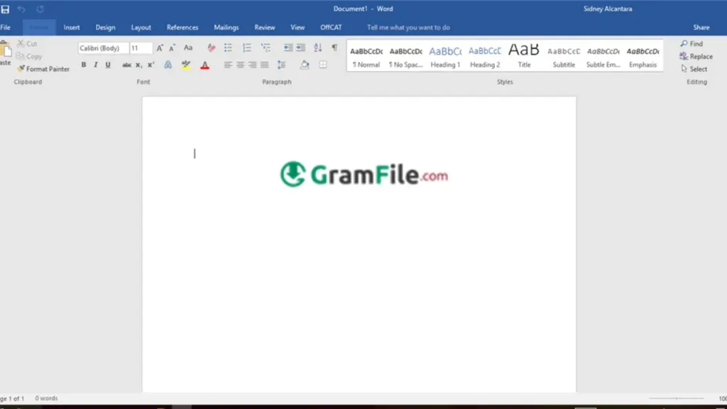 Microsoft Office 2016 Word