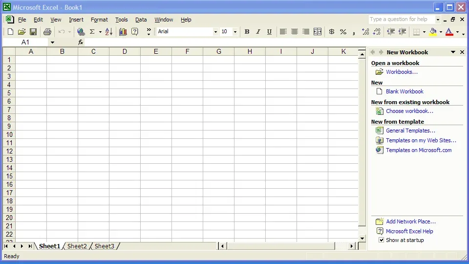 Office XP Excel