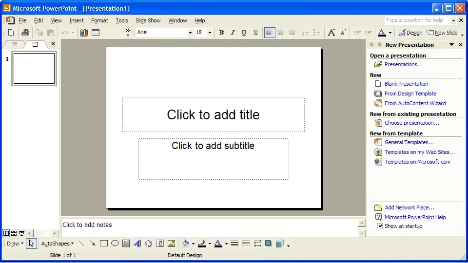 Office XP Powerpoint