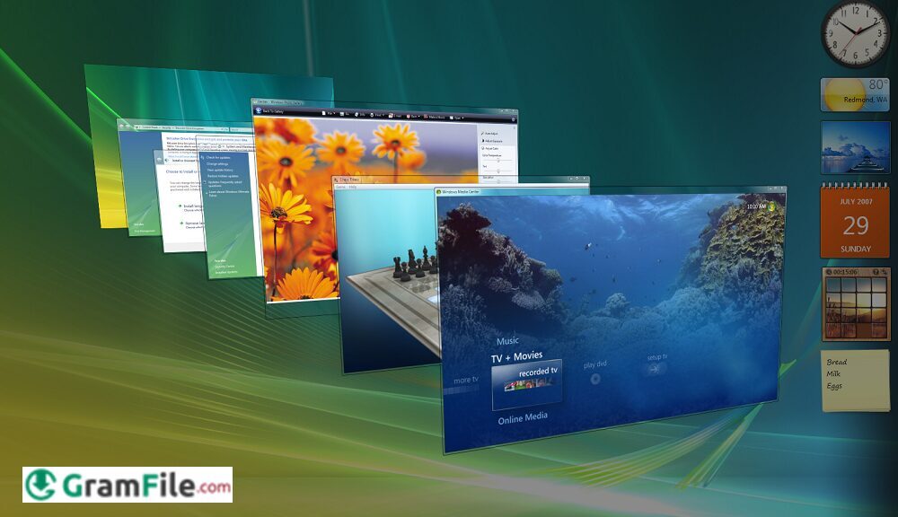 Windows Vista Widgets