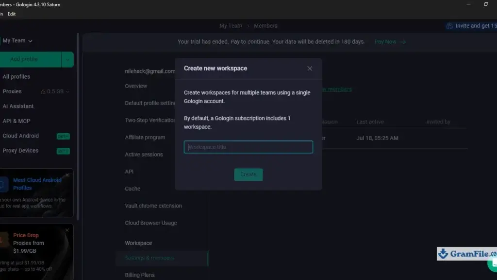 Team collaboration features