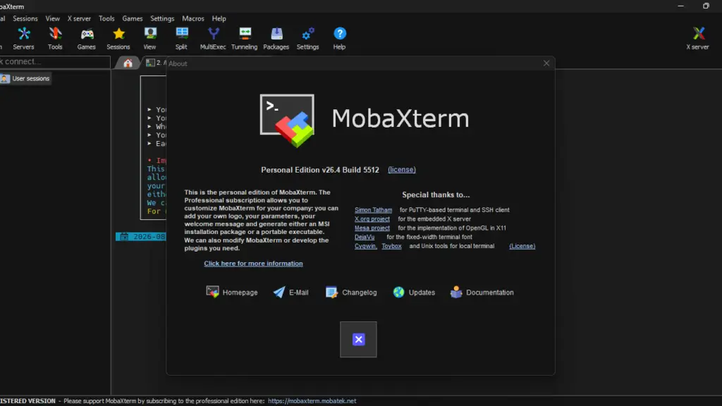 MobaXterm portable edition download