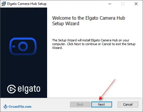 Setup Main Interface - Click Next