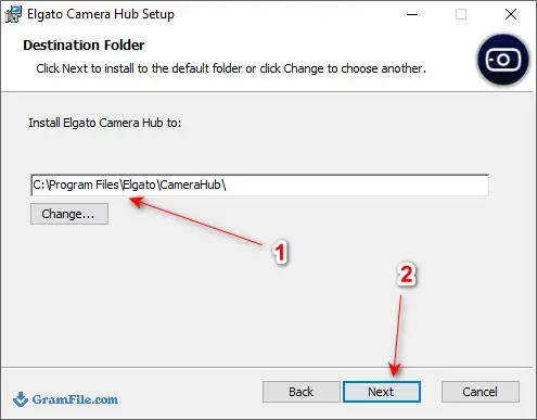 Select Destination Folder and Click Next