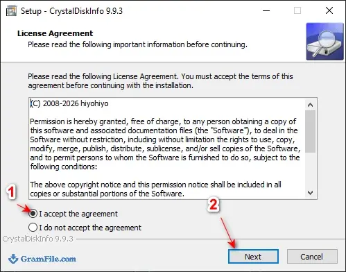 Accept the Agreement