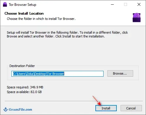 Choose Install Location Click Install (1)