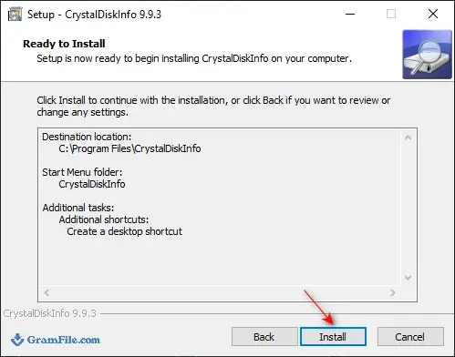 Click Install