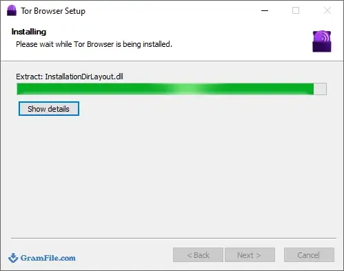 Installing please wait